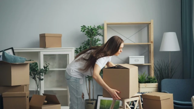 woman moving